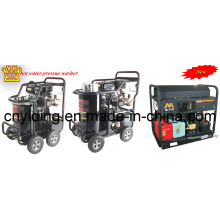 5000psi / 345bar Бензиновый двигатель Промышленная горячая вода высокого давления шайба (DHB-5007G)